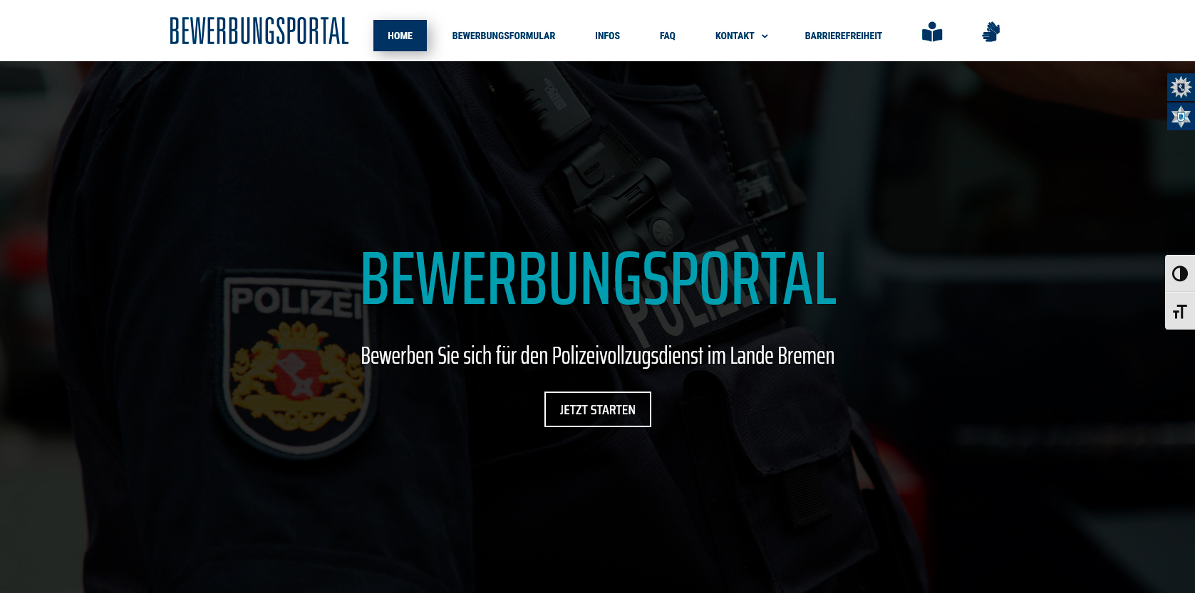 Screenshot-Startseite Screenshot der Startseite